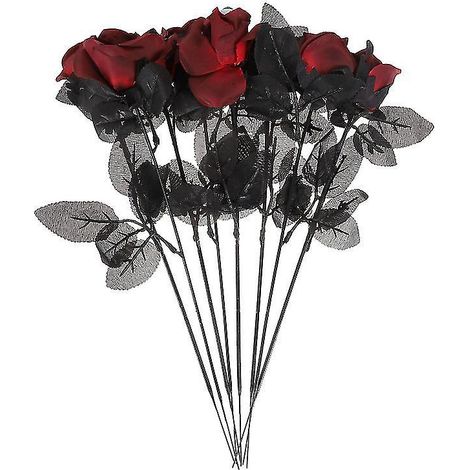 8 Stück Halloween-Rosen