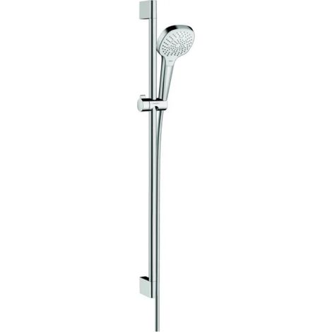 Hansgrohe Croma Select E - Conjunto de ducha Multi EcoSmart 9l/min 0,90m, blanco/cromo 26591400 (1/2)