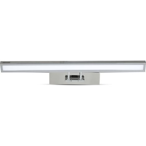 Lámpara de espejo LED V-TAC 8W 45cm Cromo Blanco Natural