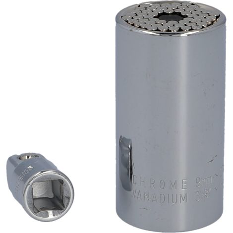 Cartrend 10437 - Bussola universale con inserto multiplo, noce 12,7 mm (1/2"), SW 9-27 mm in cromo vanadio (1/3)