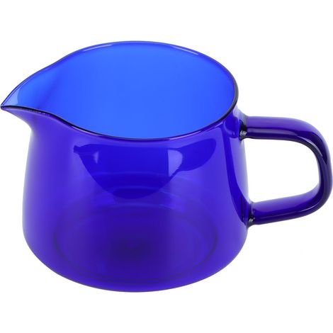 Tasse à café 300 ml en verre borosilicate haute densité, mug à partager, accessoires pour le café, bleu (1/5)