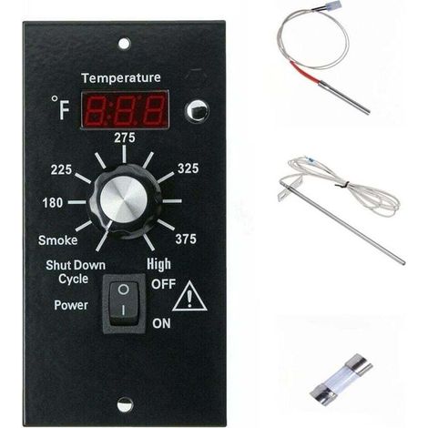 Digital Thermostat Control Panel Kit, grill accessories for Raeger pellet grills BAC236 (1/4)