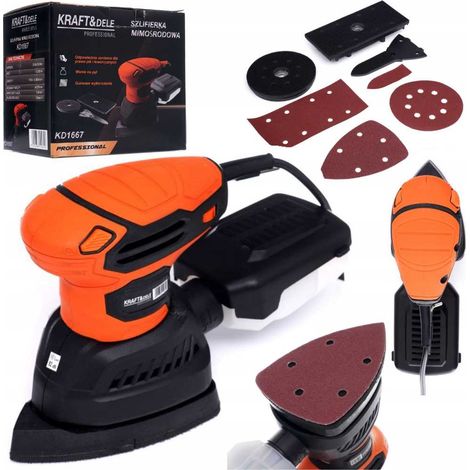 Ponceuse orbitale excentrique multifonctionnelle 4 en 1 de 1200 W pour bois et métal (1/5)