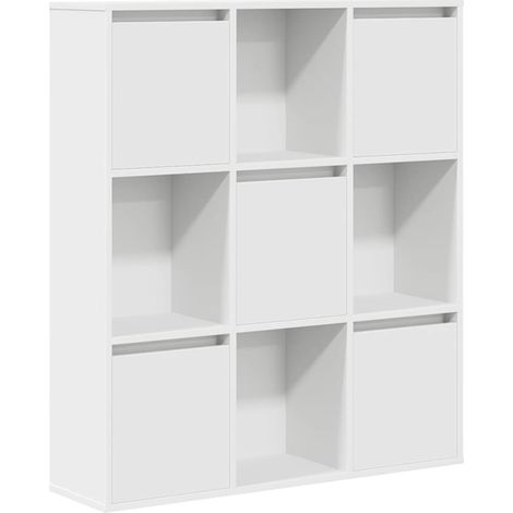 Maison Exclusive - Bücherregal Weiß 89x24x101,5 cm Holzwerkstoff