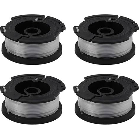 Lot de 4 bobines rechange pour débroussailleuse Black and Decker GL280 GL230 GL340 GL425 GL430 GL530 GL540 - 4PCS (1/5)