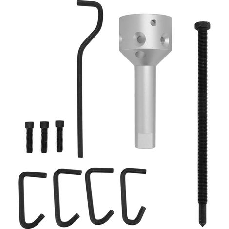 Extracteur de moyeu de roue en acier au carbone, outil efficace, facile à utiliser et polyvalent pour véhicules. (1/5)