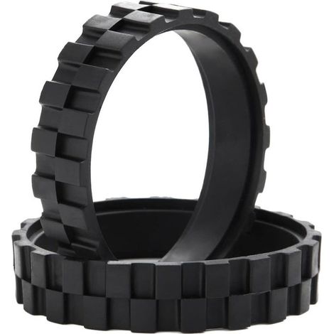 Ersatzreifen kompatibel mit den Rädern der iRobot Roomba Serien 500, 600, 700, 800, 900 und den Modellen i3, i6, i7, E5, E6, J9. Rutschfester Reifen mit hoher Traktion.