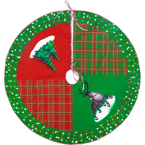 Robe Arbre De Noël - 60 cm - En Jute Naturel - Pour Sapin Décoratif Intérieur Extérieur - 1 Pièce (1/5)