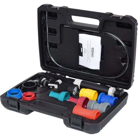 KS TOOLS Diagnoseservice-Kit universal de sistemas de refrigeración, 12 piezas - 150.2065 (1/5)