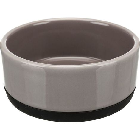 Rutschfeste Keramikschüssel 0.75l Durchmesser 16cm grau (1/2)