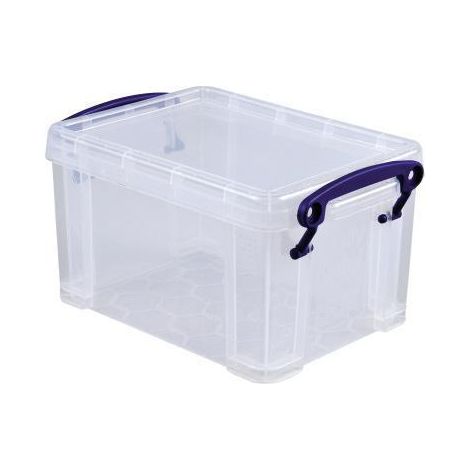 Really Useful Box Boîte de rangement 1.6C 19x11x13,5cm 1,6l transparent (1/4)