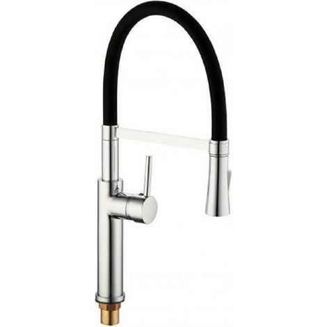 Cleafe - Miscelatore Rubinetto Lavello Cucina Getto Per Lavabo Design Con Doccetta 59660 - (1/2)