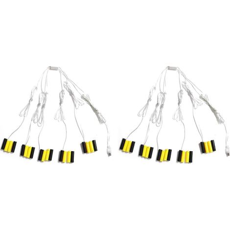 Éliminateur virtuel de piles AAA à 2 cellules, compatible avec les guirlandes lumineuses de sapin de Noël, les guirlandes décoratives LED et les 5 en 1. (1/5)