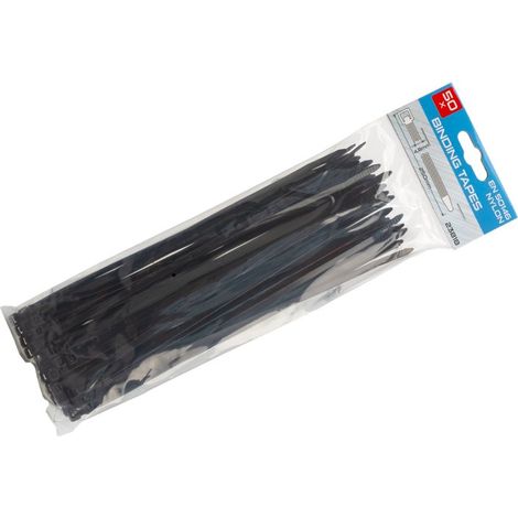 WESTBERG Bindebänder 250 x 4,8 mm 50 Stück schwarz 23818.01