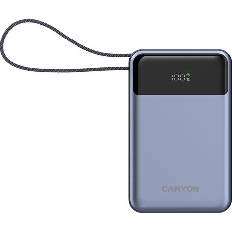 CANYON Powerbank OnPower 600 avec câble 20 000 mAh PD65W Graphite (1/5)