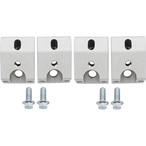 Entretoises de rehausse de siège avant 1-1/4" / Kit de rehausse — Compatible Toyota Tacoma (2005+) — Argent (Lot de 4) (1/5)