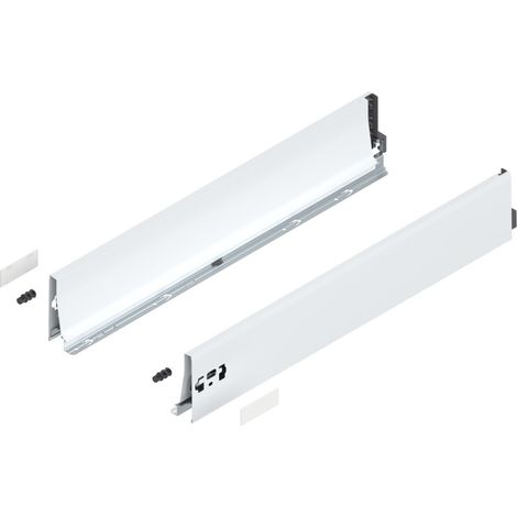 Blum TANDEMBOX Zarge, Höhe K 115 mm, NL 650 mm, links/rechts, für TANDEMBOX antaro, seidenweiss (1/4)