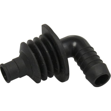SFA – Coude d'entrée de rechange pour Sanicompact C43 – PVC résistant à la chaleur et humidité – Compatible sans adaptation – WC broyeur (1/4)