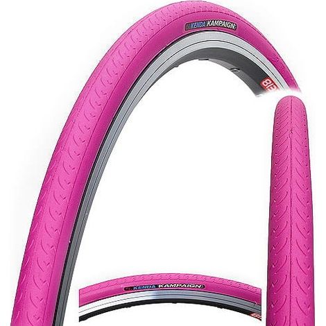 Neumático de carretera Kenda 700 x 23c color rosa campaña (1/2)