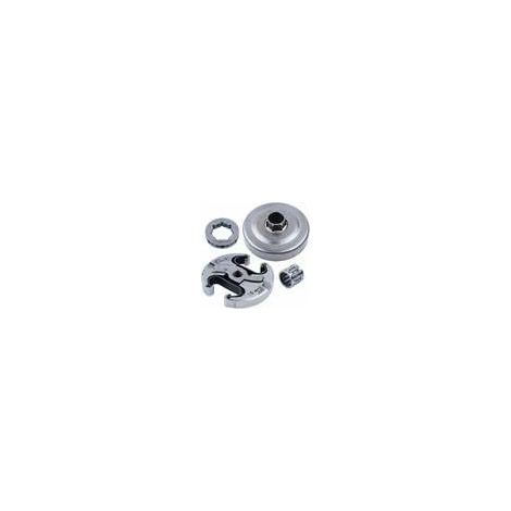 325"-7T Tambour d'embrayage Embrayage Assy Pignon Jante Roulement à aiguilles kit pour Husqvarna 340 345 346XP 350 351 353 445 450 E Tronçonneuse H672 (1/5)