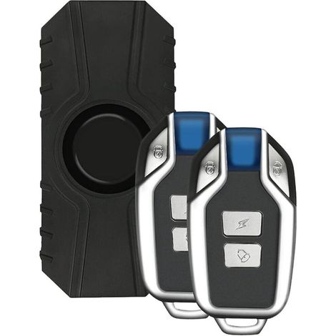 Alarme moto avec télécommande, alarme vélo sans fil multifonction avec télécommande, alarme vélo étanche