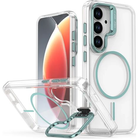 (Galaxy A16, Bleu) Étui de téléphone avec support magnétique MagSafe pour objectif Samsung (1/4)