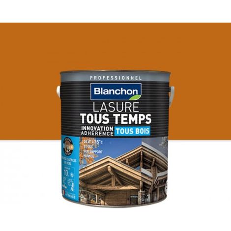 Lasure tous temps chêne clair - haute durabilité - 2,5L - BLANCHON (1/4)