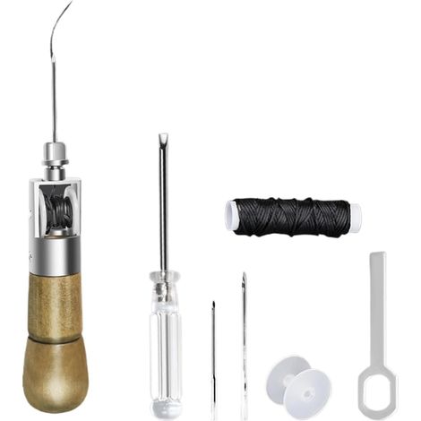 Outils de travail Kit de reliure de livres Aiguilles à à la main pour meubles, chaise, manteau, botte, tente de camping, chaise à chevet, veste, sac, chaussures, canapé (1/5)