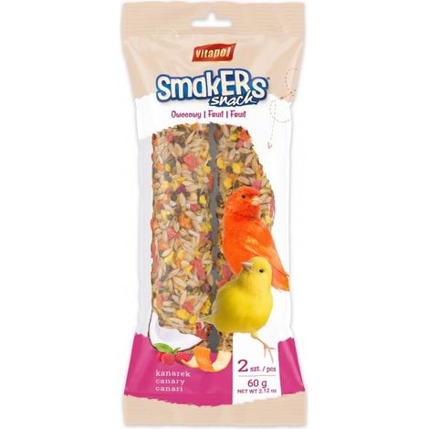 Vitapol - Smakers di frutta per canarini in foglio - 2 pezzi - 60 g (1/3)
