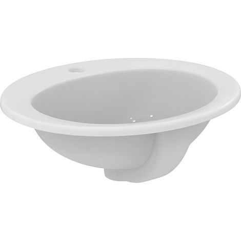 Armitage Shanks Sandringham 21 Inset Countertop Basin 500mm Wide - 1 Tap Hole (1/4)