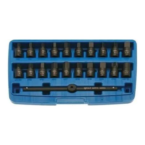 BGS Juego de vasos para drenaje 21 piezas metal