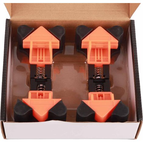 Kit de 4 serre-joints d'angle pour le travail du bois (90°, 45° et 120°) (1/5)