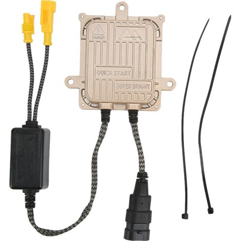 Ballast HID , Ballast HID Démarrage Rapide Haute Intensité 55W 12V Unité de Contrôle de Lampe Universelle en Aluminium pour Voiture (1/5)