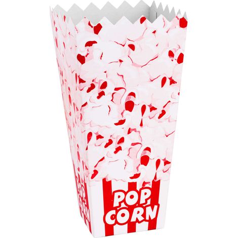 Popcorn-Karton 7x22x10,5cm GROSS 1,7L 100 Stück. (1/3)