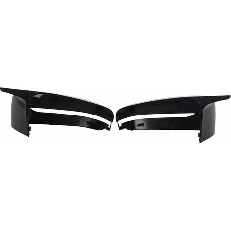 Außenspiegelkappen aus Carbonfaser, 2-teilig, M Performance Design, für 5er G30/G31/G38 und 3er G20, kompatibel mit BMW 51167422720, schwarze Carbonfaser-Spiegelkappe (1/5)