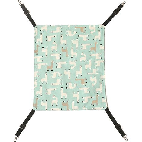 4 hamac réversible pour petit animal, tissu doux et lin, lavable en machine, adapté chat chiot furet lapin rat (1/5)