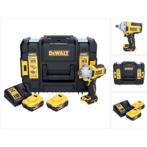DeWalt DCF 892 P2T 18 V 813 Nm 1/2'' Avvitatore a impulsi senza spazzole + 2x batteria 5,0 Ah + caricabatterie + TSTAK