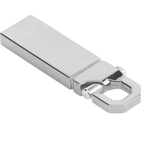 Clé USB 2G en alliage de zinc, portable, compatible Vista/OS X/Linux. (1/5)