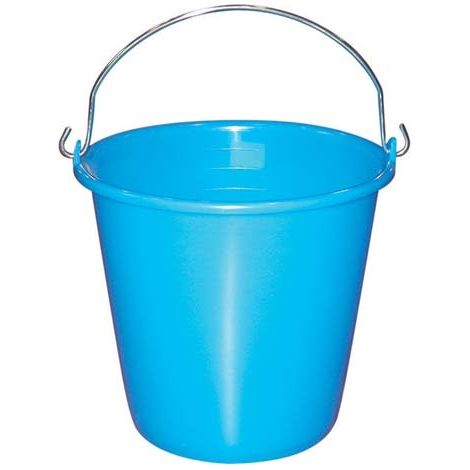 Eimer Reinigungsbehälter 10l Gradiert Blau - Aluminium und Kunststoff