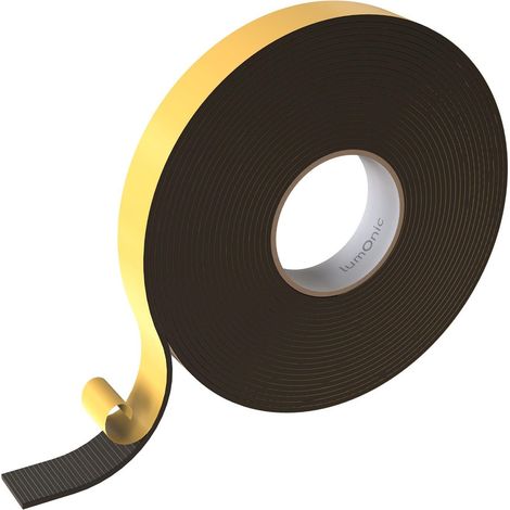 10 m EPDM-Selbstklebedichtungsstreifen 30 mm x 3 mm  Dichtungsstreifen für Fenster und Türen  Gummidichtung für Fenster und Türen zum Schutz vor Kälte