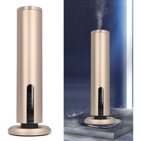 Diffuseur d'huiles essentielles Bluetooth rechargeable, capacité 120ml, alliage aluminium, design moderne et élégant pour une aromathérapie sans eau. (1/4)