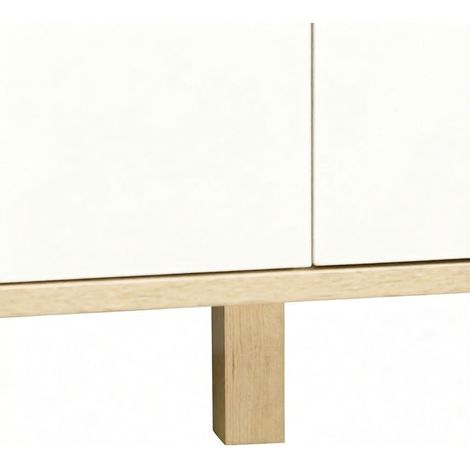 Coffre de rangement pratique, commode polyvalente, buffet spacieux (lot d'1 unité) pour salon, chambre ou entrée, meuble de stockage moderne. (1/5)