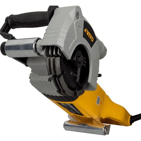 Vito – Rainureuse à béton murale 2400W – 3 disques Ø150 mm – Profondeur de coupe max 28 mm – Pour béton armé et maçonnerie