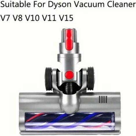 1 pièce, convient aux modèles d'aspirateurs Dyson V7V8V10V11V15 de brosses à sol électriques, poils, brosses à sol, nettoyage des carreaux, tapis, accessoires d'aspirateur (1/5)