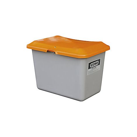 Contenitore per distribuzione L890xP600xH640mm 200l GFK grigio/arancione o con apertura di prelievo (1/2)