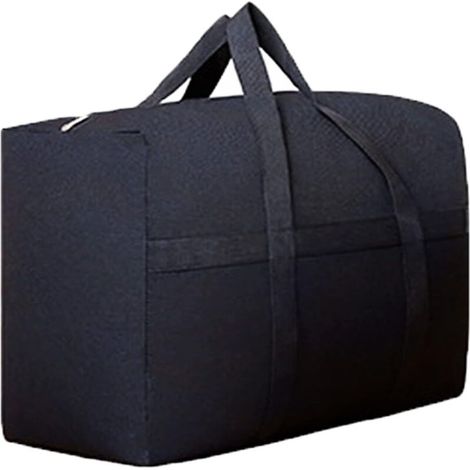 Sac de rangement Oxford extra large imperméable de 125 L avec fermeture éclair et poignée pour oreillers, literie et doudounes. (1/5)