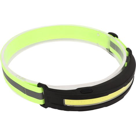 Lampe frontale COB professionnelle haute luminosité, 4 modes d'éclairage, étanche IPX4, réglable et rechargeable pour l'extérieur (1/5)