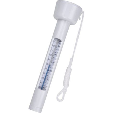 Großes, schwimmendes Poolthermometer, gut ablesbare Wassertemperaturanzeige für Außenpools mit klarer Skala, geeignet für Schwimmbäder, Thermalquellen und Stauseen. (1/4)