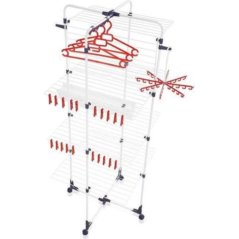 Leifheit Tower 450 Deluxe Wäschetrockenständer aus Aluminium und Stahl (1/3)