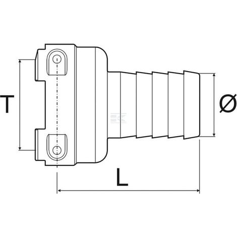 Adapter T5M/ 1" "Banjo" ARAG 279154